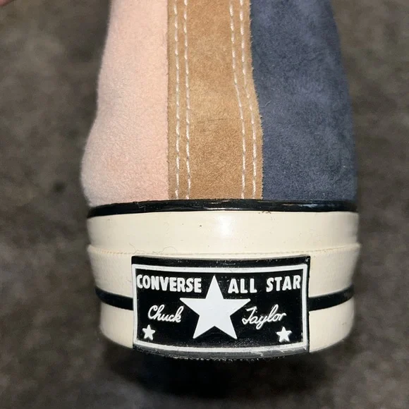 Converse, All Star Suede fur-lined, tricolor shoes - Picture 7 of 8